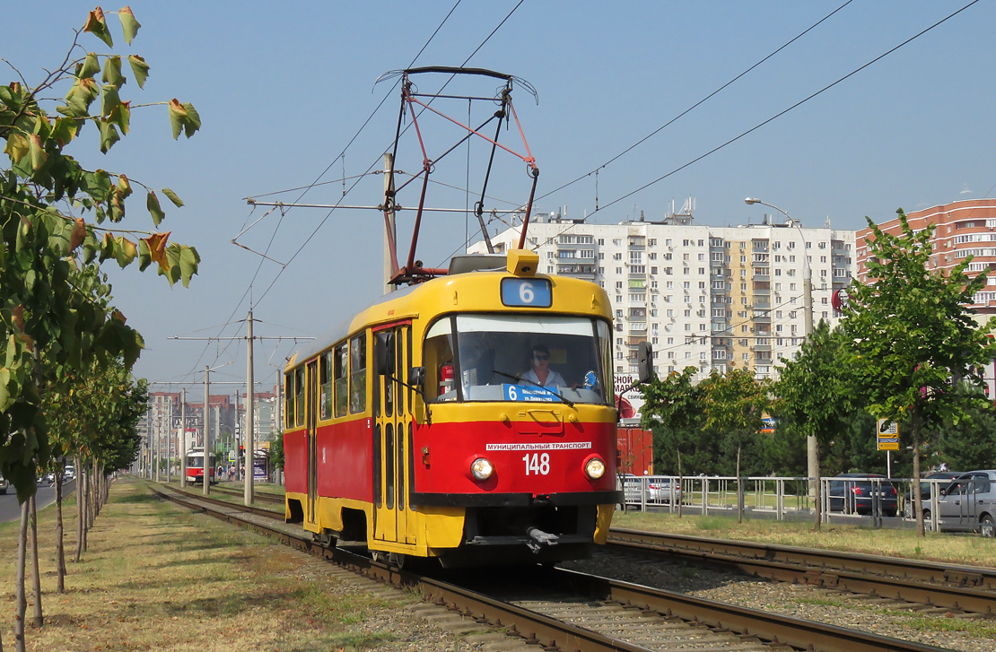 Краснодар, Tatra T3SU № 148