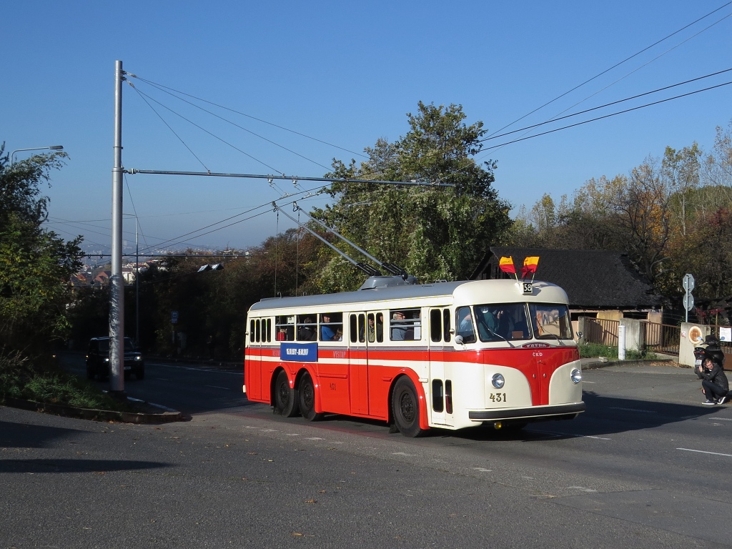Прага, Tatra T400 III.B № 431; Прага — Торжественное открытие движения троллейбусов