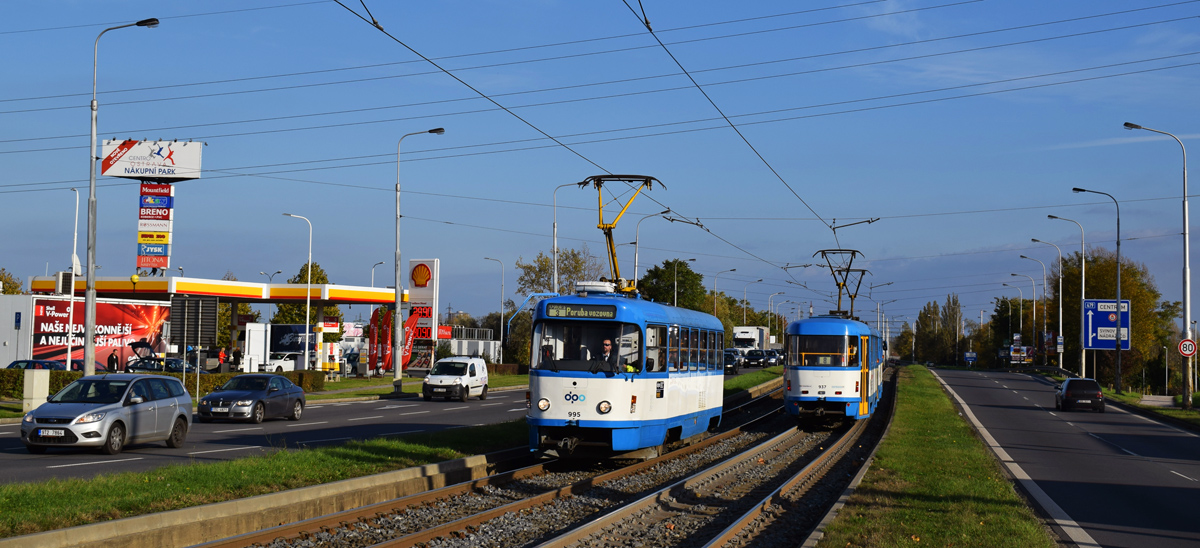 Острава, Tatra T3R.P № 995; Острава, Tatra T3R.P № 937