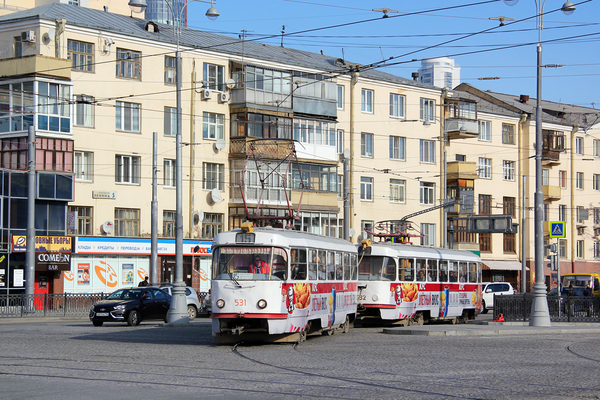 Екатеринбург, Tatra T3SU № 531