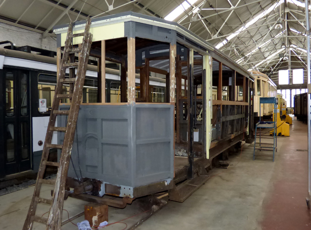 Береговой трамвай, Трёхосный моторный вагон № 378