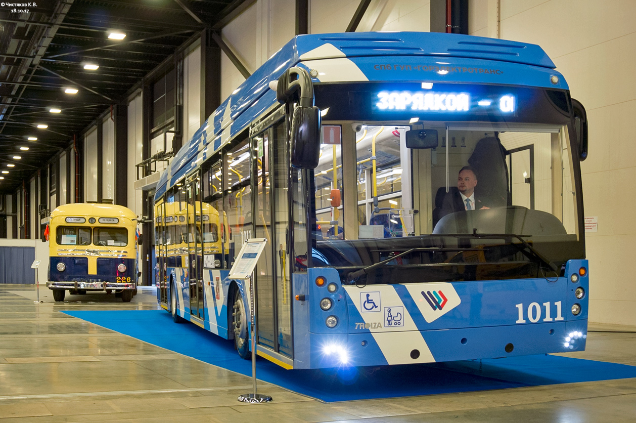 Szentpétervár, Trolza-5265.08 “Megapolis” — 1011; Szentpétervár, MTB-82D — 226; Szentpétervár — SmartTRANSPORT 2017