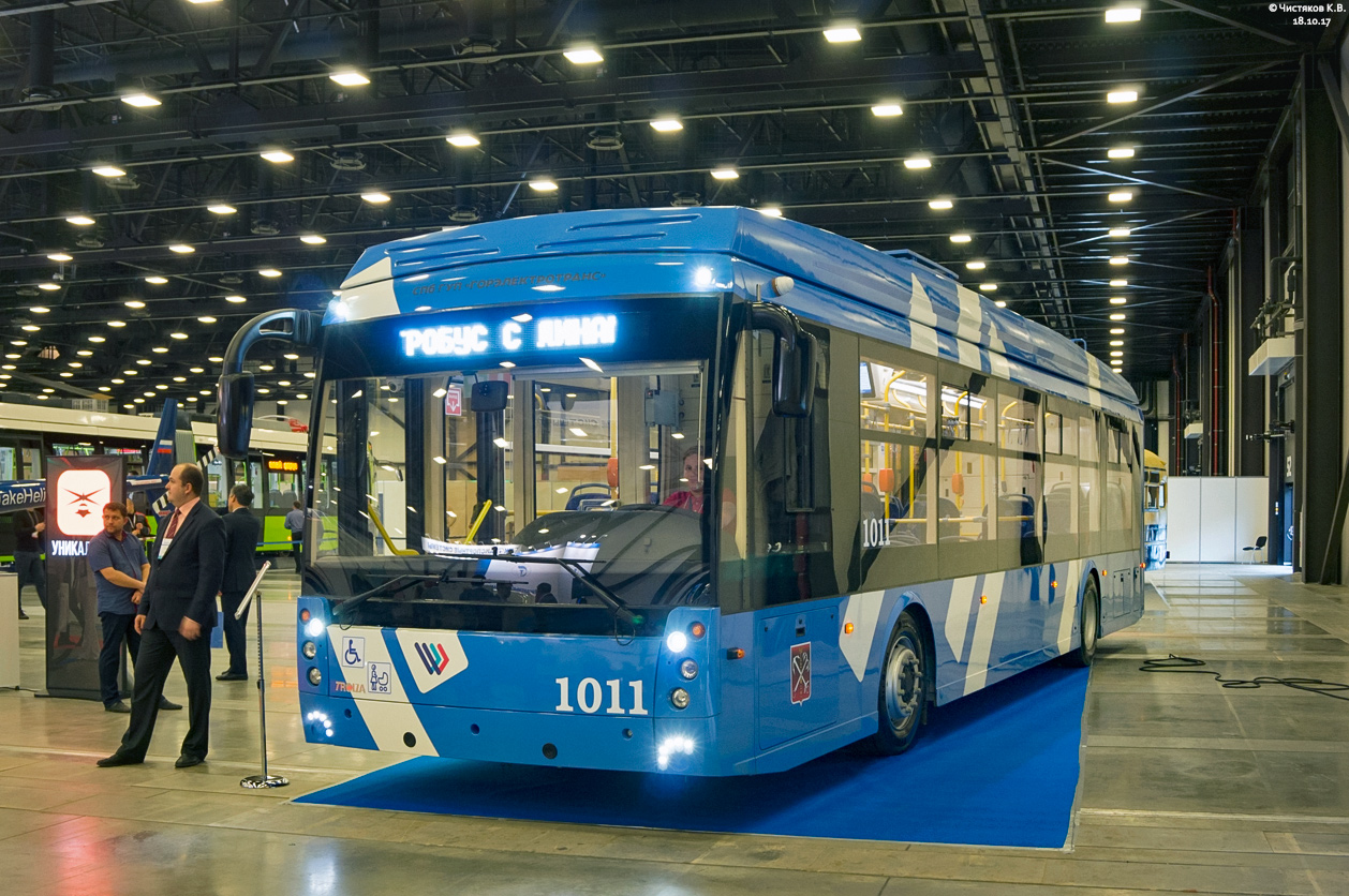 Sankt Peterburgas, Trolza-5265.08 “Megapolis” nr. 1011; Sankt Peterburgas — SmartTRANSPORT 2017
