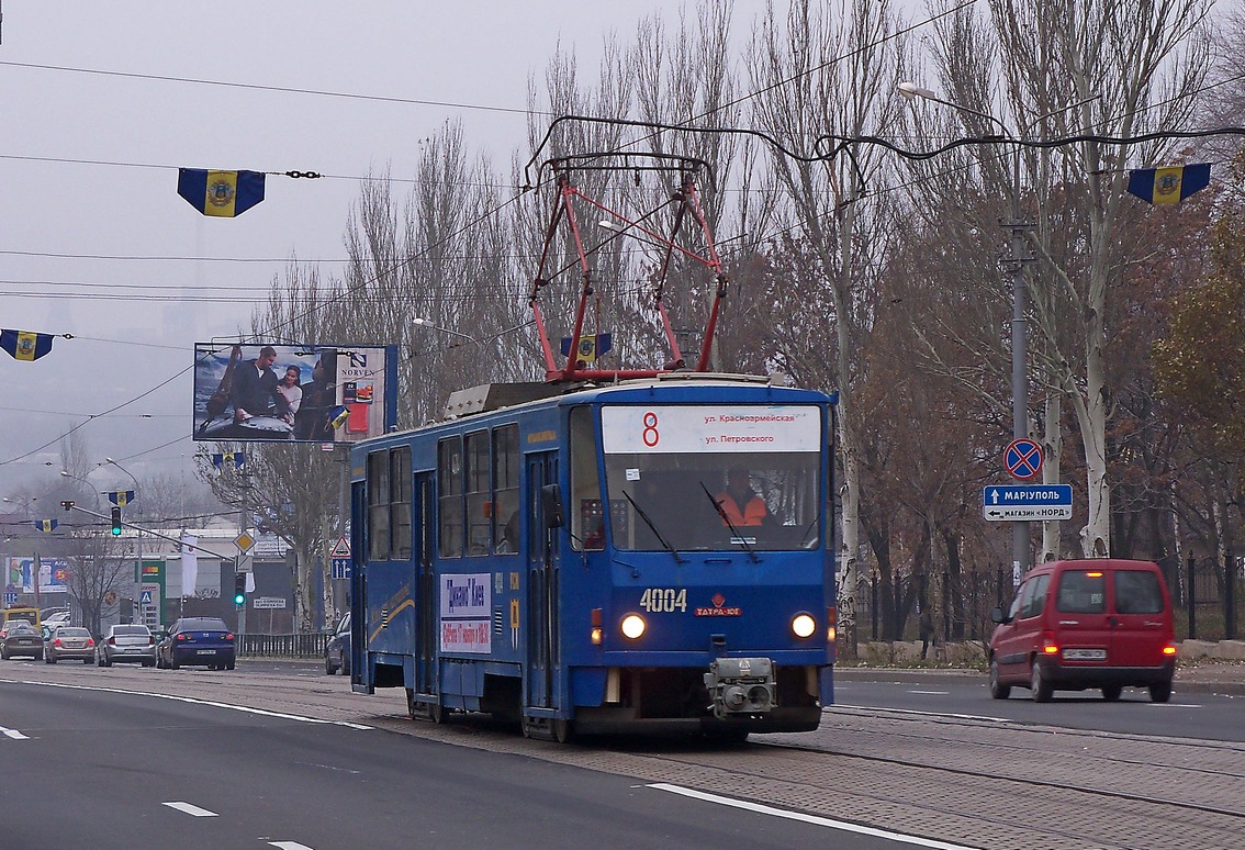 Донецк, Татра-Юг Т6Б5 № 4004