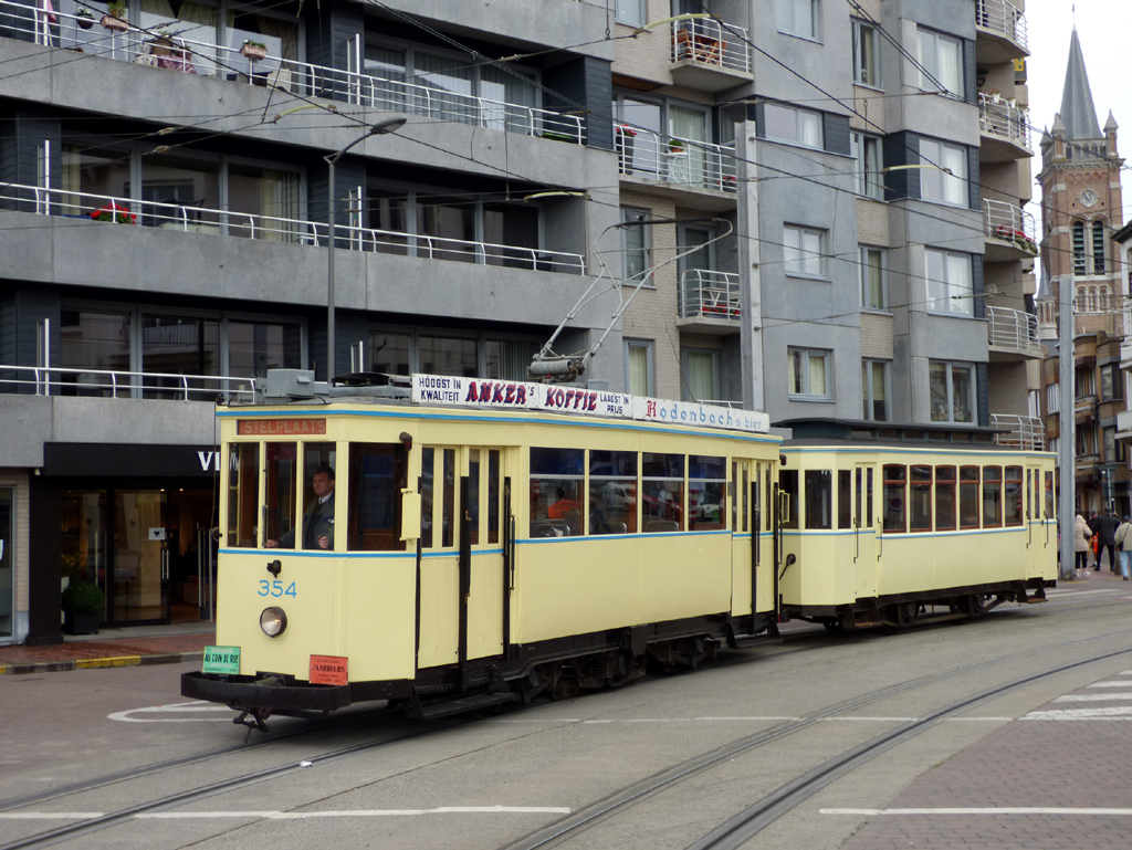 Coast Tram, 3-axle motor car nr. 354; Coast Tram — 3. Themarit TTO Noordzee, 01.10.2017