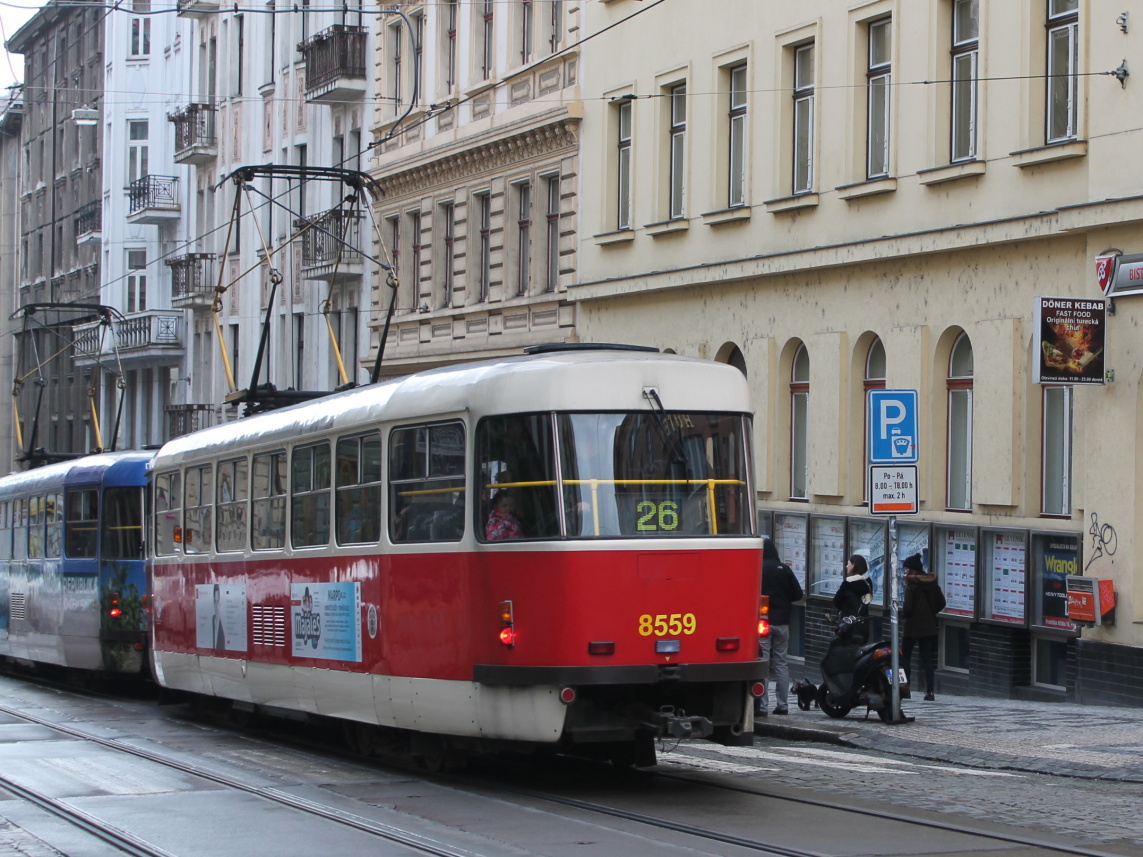 Прага, Tatra T3R.P № 8559