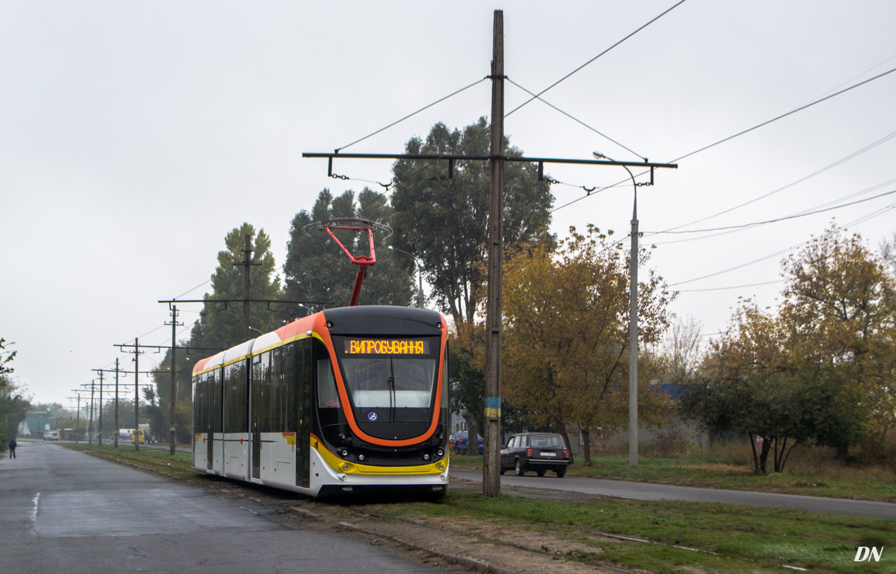 Каменское, К1М6 № б/н; Днепр — Трамвайный вагон К1М6