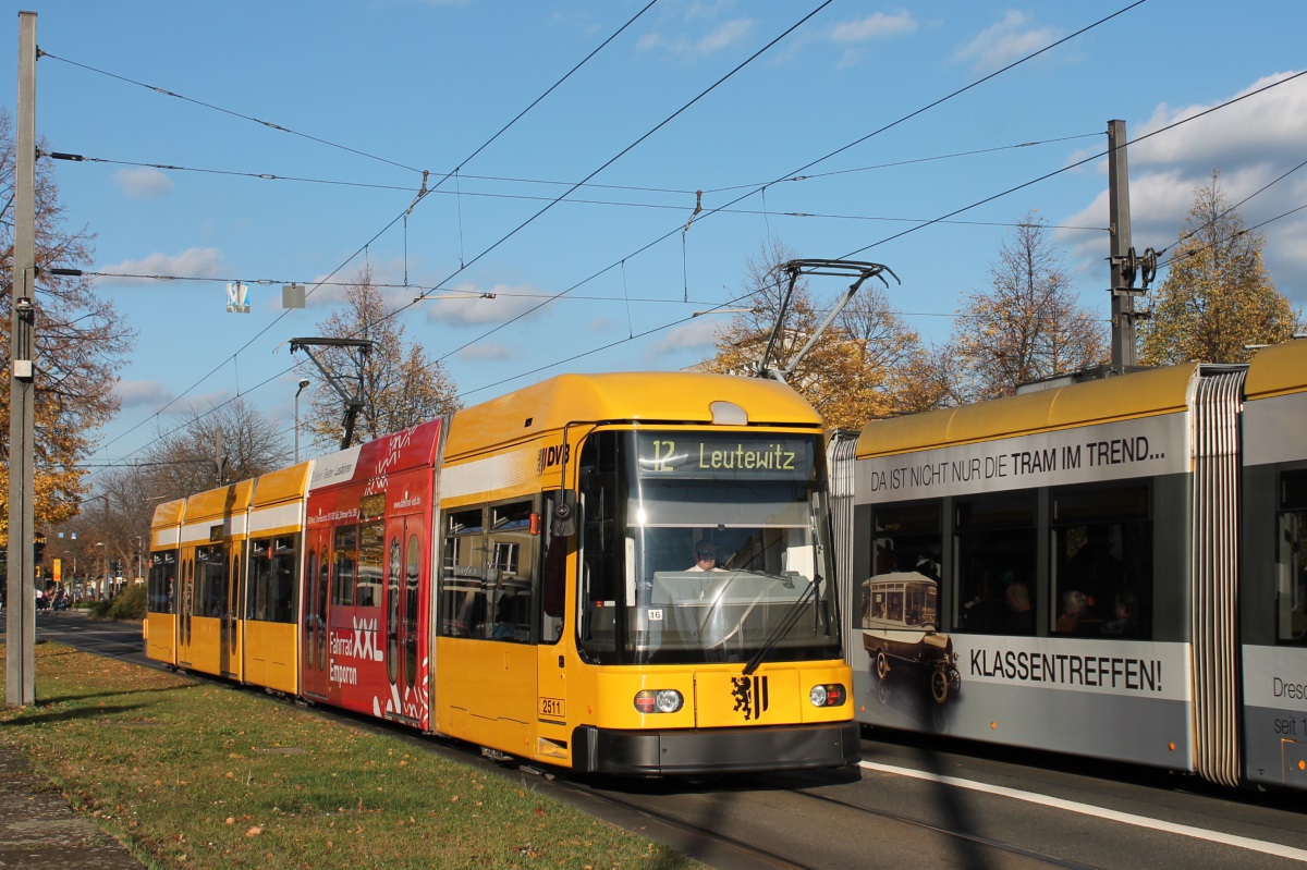 Дрезден, SachsenTram NGT 6 DD № 2511