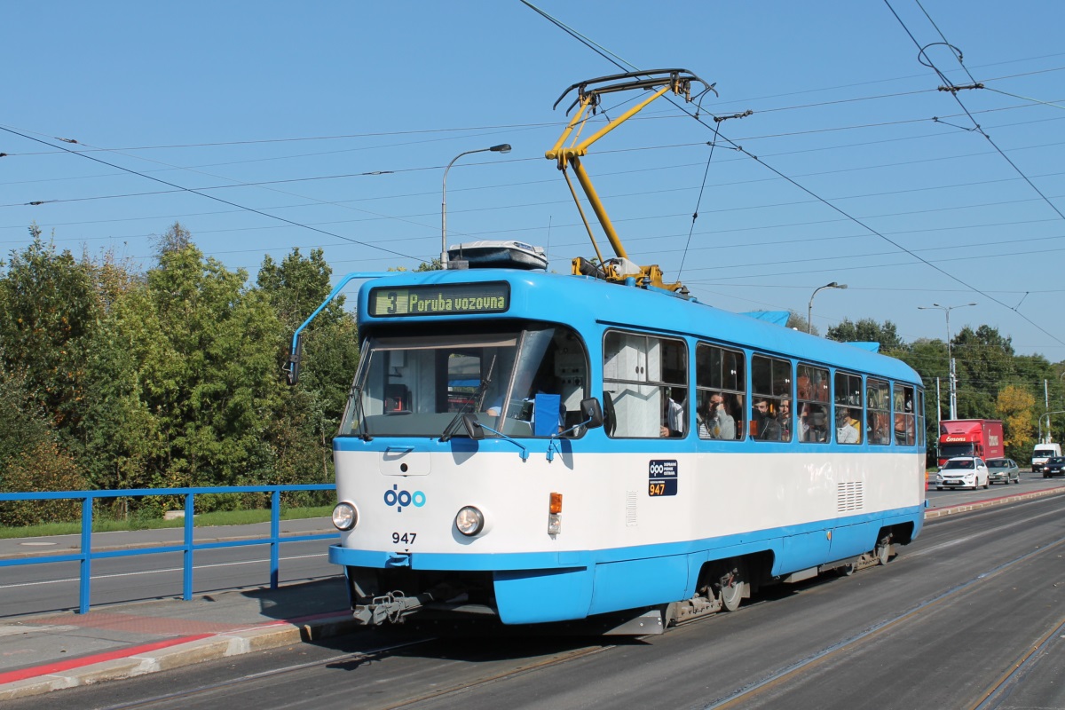 Острава, Tatra T3R.P № 947
