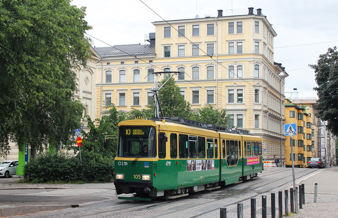 Хельсинки — Эспоо, Valmet MLNRV2 № 105