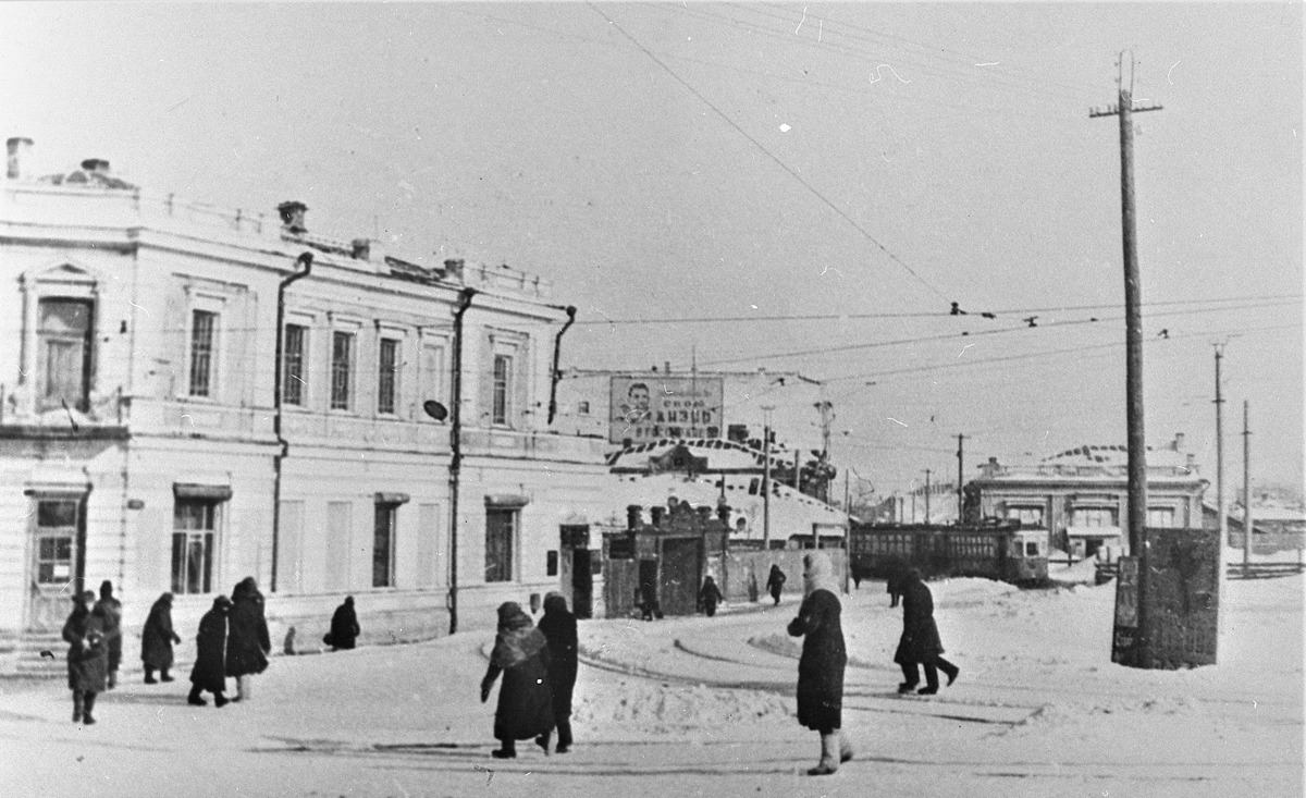 Омск — Закрытые трамвайные линии; Омск — Исторические фотографии; Омск — Трамвайные линии — Правый Берег Оми
