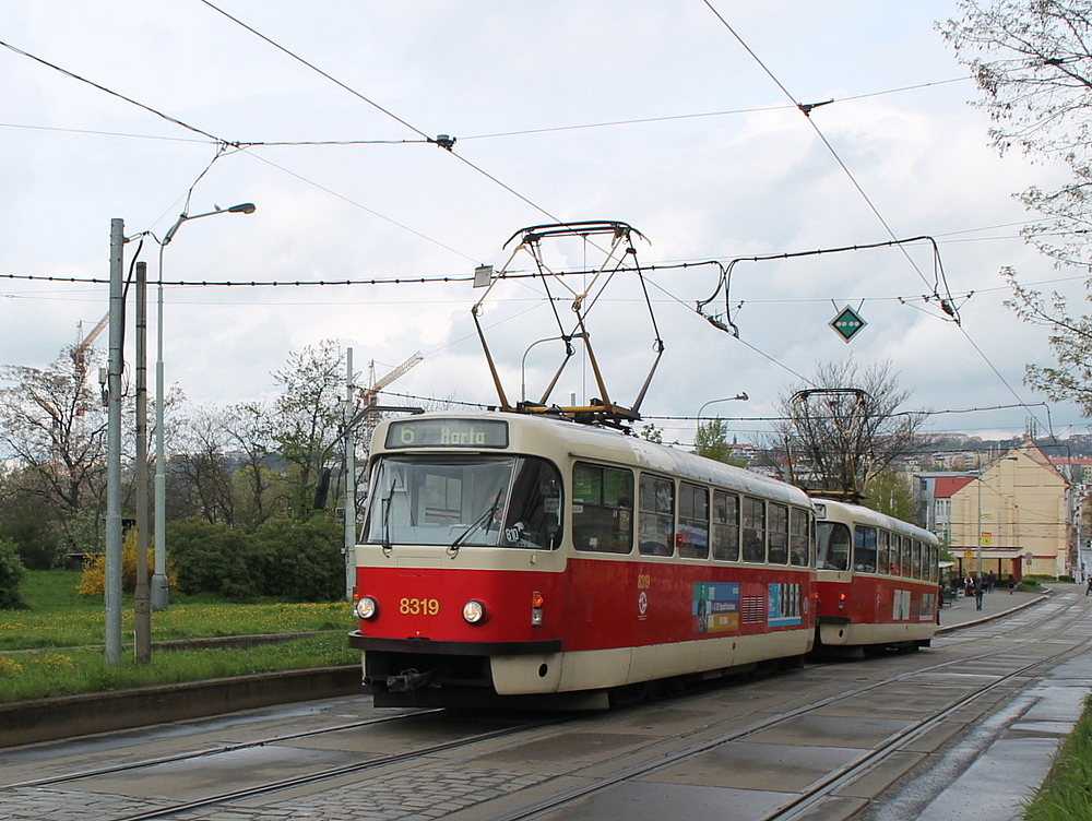布拉格, Tatra T3R.P # 8319; 布拉格, Tatra T3R.P # 8317