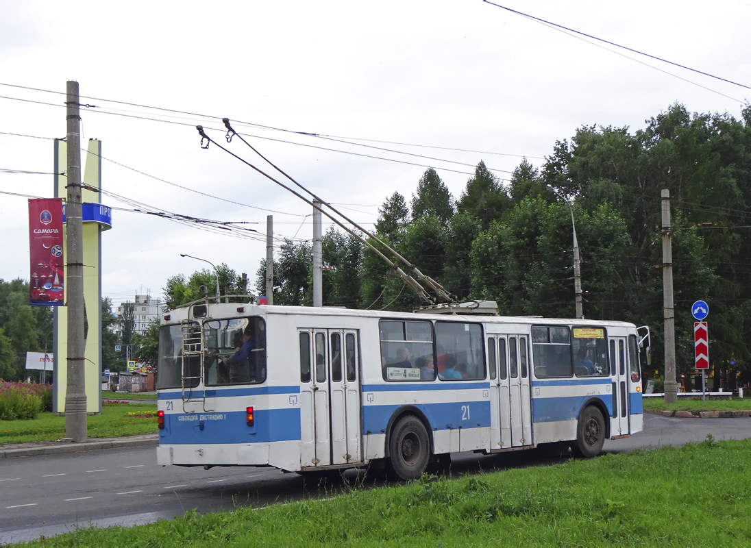 Самара, ЗиУ-682В [В00] № 21; Самара — Конечные станции и кольца (троллейбус)