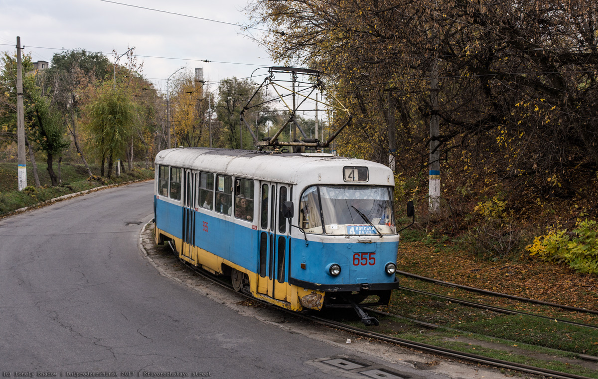 Каменское, Tatra T3SU № 655