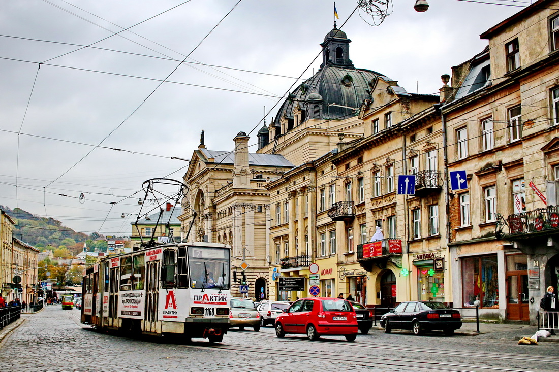 Львов, Tatra KT4D № 1168