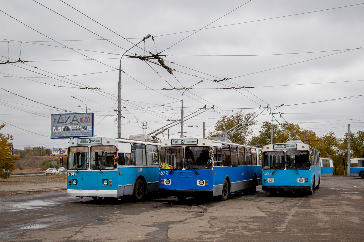 Волгоград, ЗиУ-682В [В00] № 4505; Волгоград, ЗиУ-682Г-016 (012) № 4572; Волгоград, ЗиУ-682 (ВЗСМ) № 4599