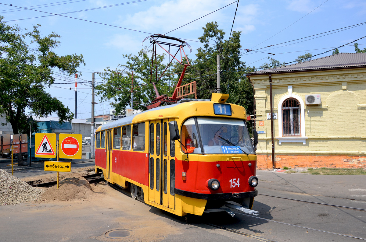 Краснодар, Tatra T3SU № 154