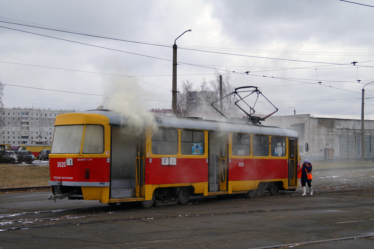 Барнаул, Tatra T3SU № 3020; Барнаул — Учения по чрезвычайным ситуациям на транспорте 2017 г.