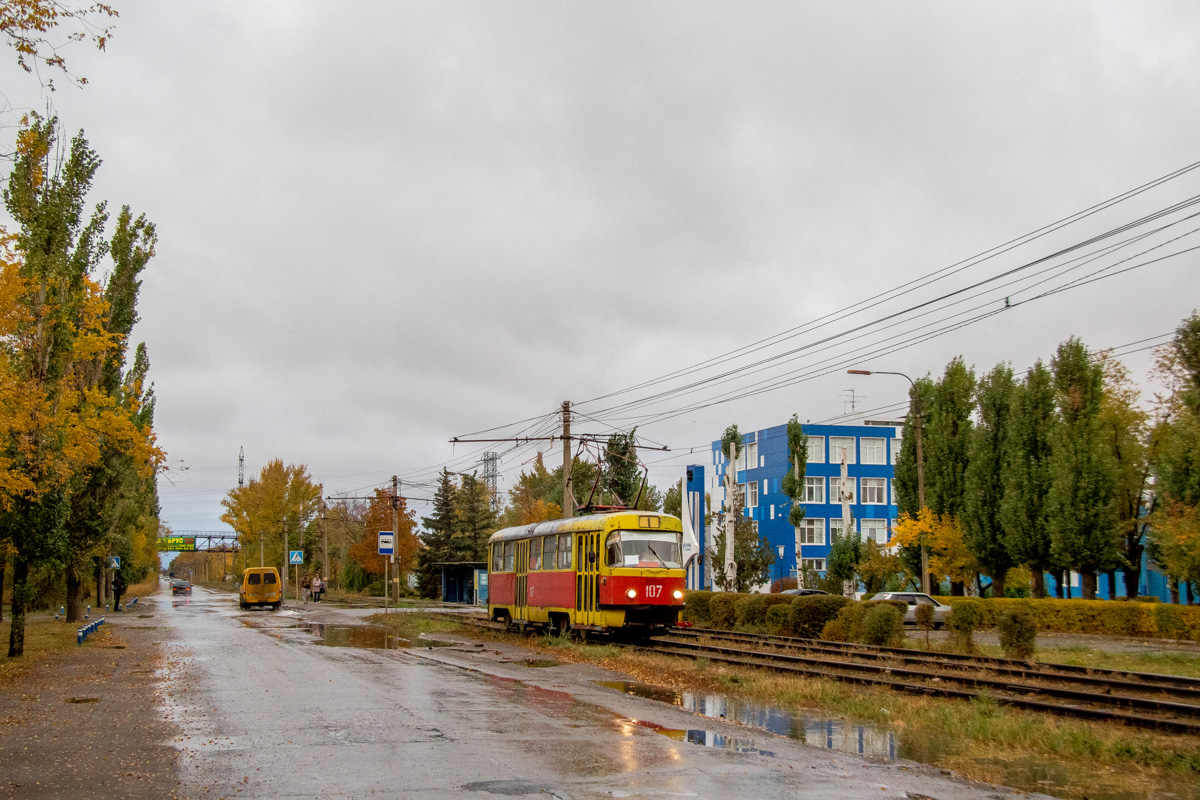 Волжский, Tatra T3SU № 107