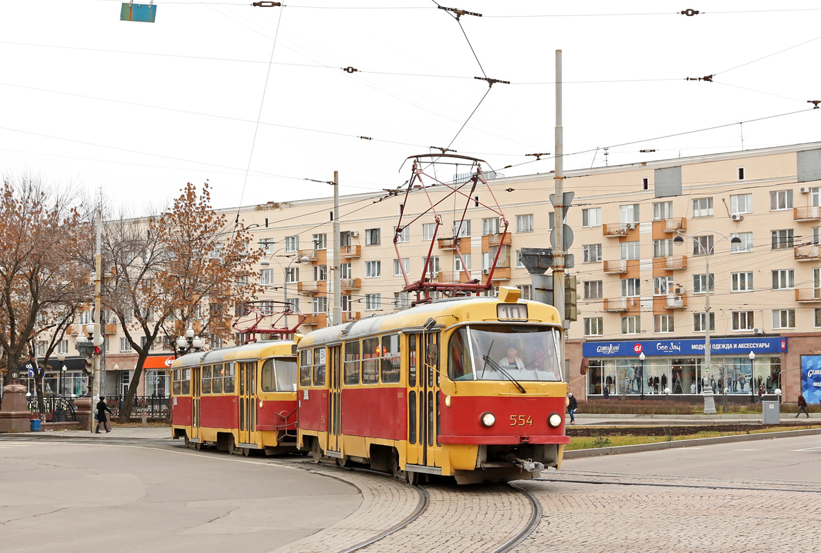 Екатеринбург, Tatra T3SU № 554