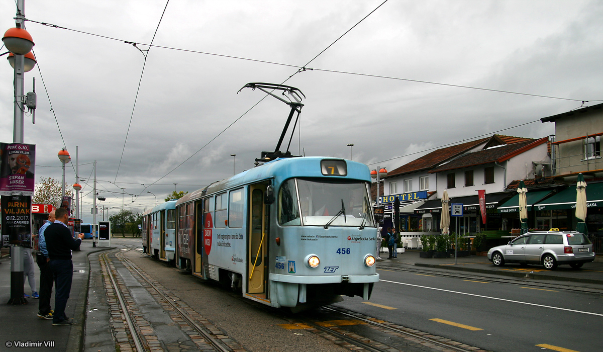 Загреб, Tatra T4YU № 456