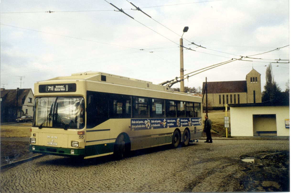 Weimar, MAN/Gräf & Stift 860 SL172HO č. 55; Weimar — Trolleybuses from Other Cities • Obusse aus anderen Städten