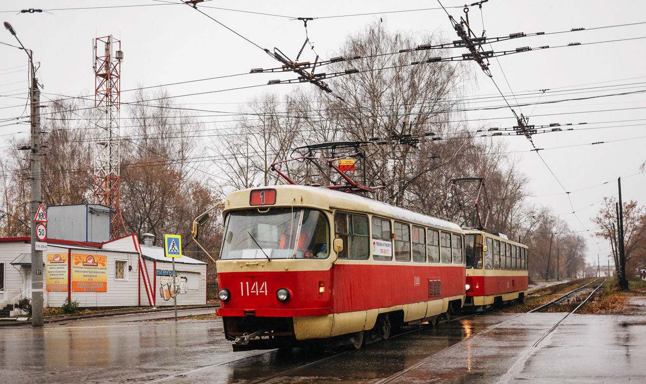 Ижевск, Tatra T3SU (двухдверная) № 1144