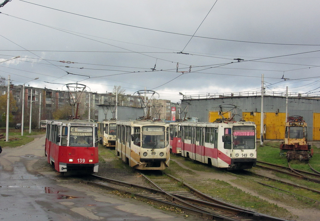 Череповец, 71-605А № 139; Череповец, 71-608КМ № 89; Череповец, 71-608К № 149