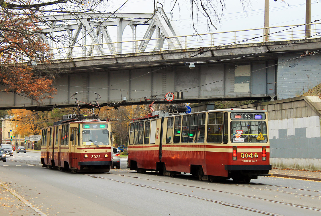 Санкт-Петербург, ЛВС-86К № 3028; Санкт-Петербург, ЛВС-86К № 5040