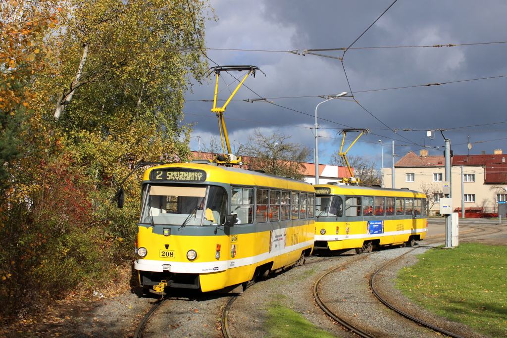 Plzeň, Tatra T3R.P # 208; Plzeň, Tatra T3R.P # 245