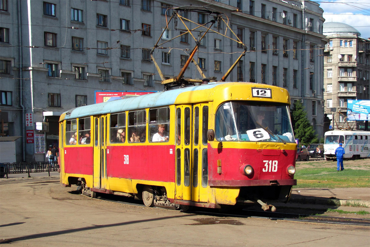 Харьков, Tatra T3SU № 318