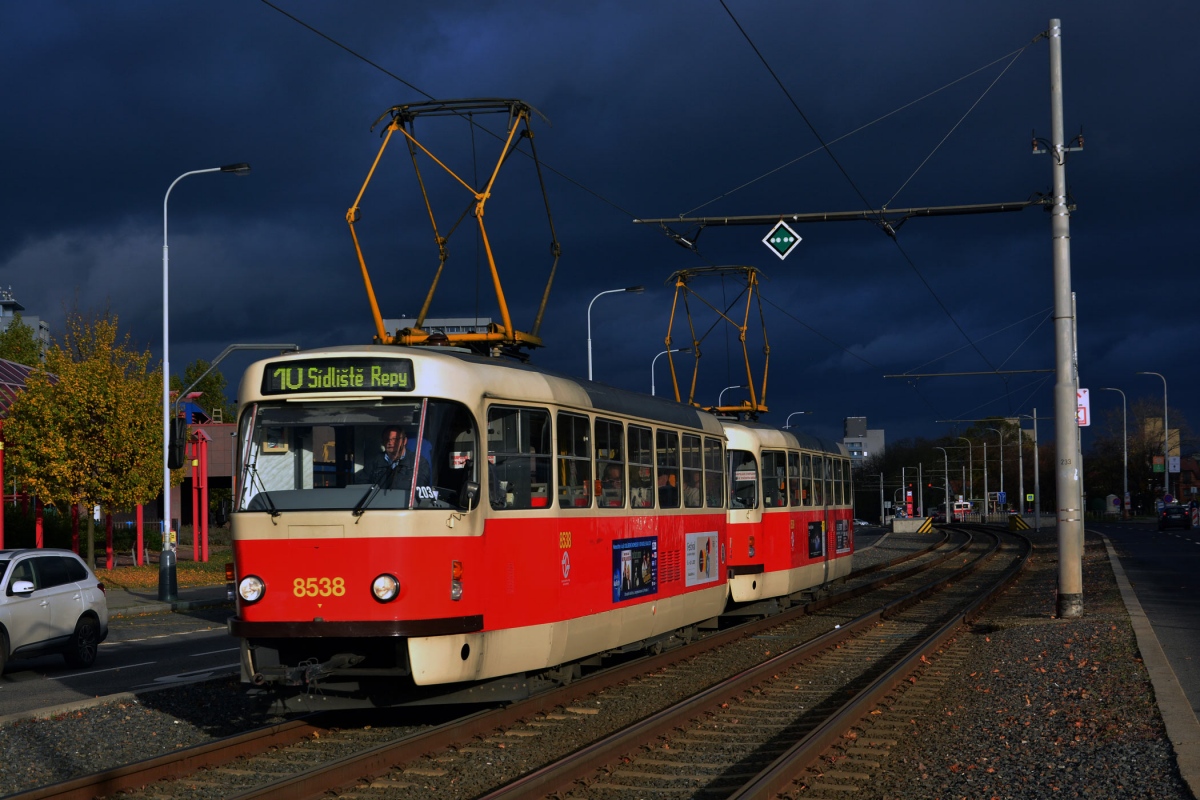 Прага, Tatra T3R.P № 8538