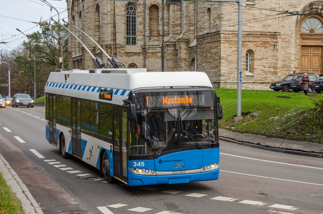 Таллин, Solaris Trollino III 12 AC № 345