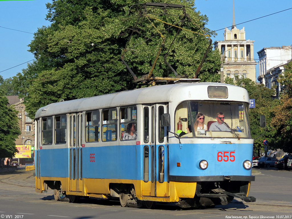 Каменское, Tatra T3SU № 655