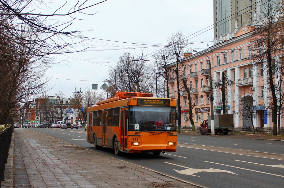 Тверь, Тролза-5275.05 «Оптима» № 48; Тверь — Троллейбусные линии: Центральный район