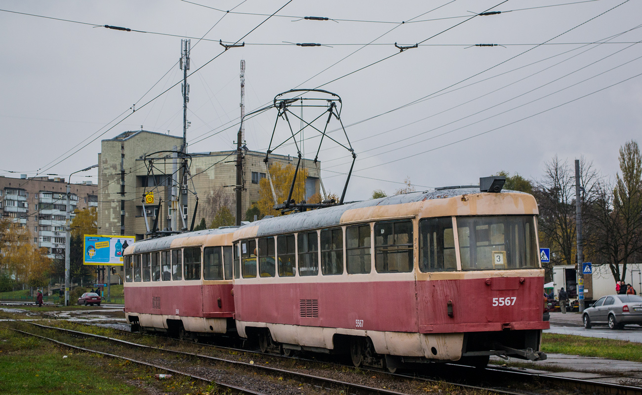 Киев, Tatra T3SU № 5567