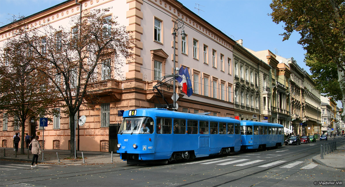 Загреб, Tatra T4YU № 467