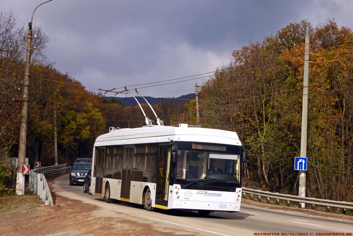 Крымский троллейбус, Тролза-5265.05 «Мегаполис» № 8606