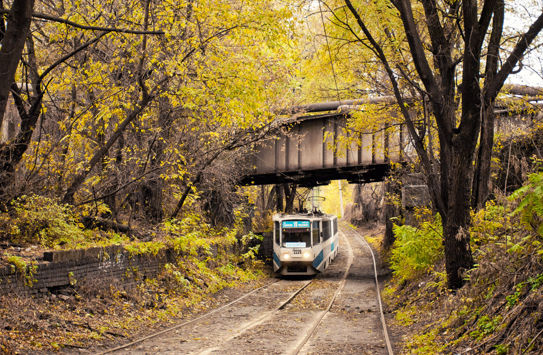 Днепр, 71-608КМ № 2229; Днепр — Прогулка на КТМ-8КМ (04.11.2017)