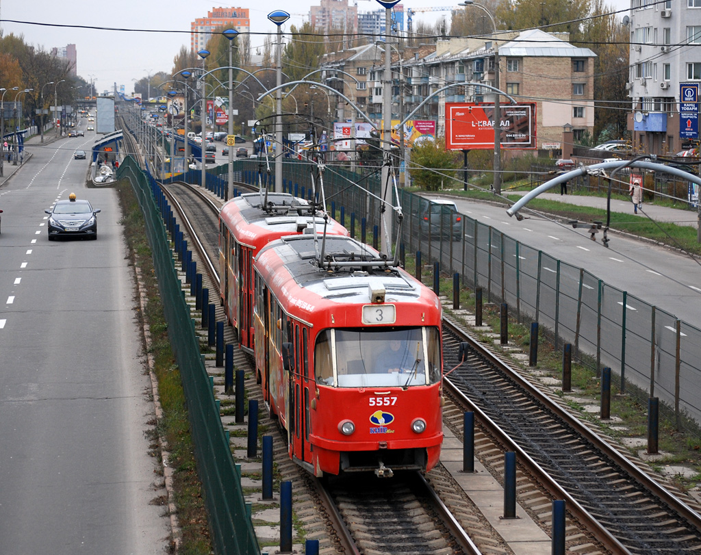 Киев, Tatra T3SU № 5557