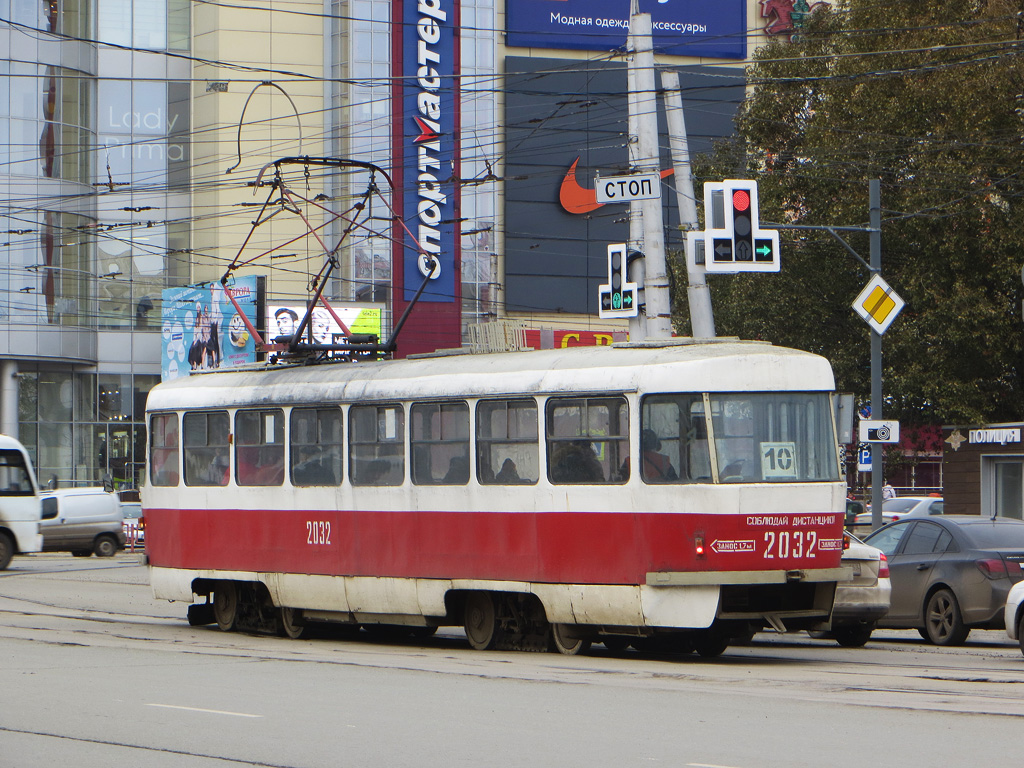 Самара, Tatra T3SU (двухдверная) № 2032