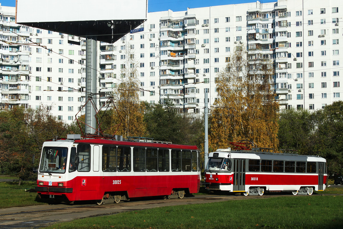Moskwa, 71-134A (LM-99AE) Nr 30025; Moskwa, MTTA-2 Nr 30318