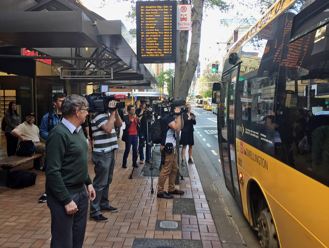 Веллингтон — Последний день работы троллейбуса 31 октября 2017 г. Веллингтон — Последний день работы троллейбуса 31 октября 2017 г.