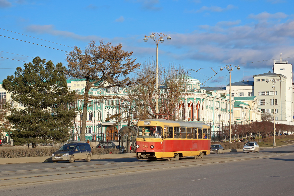 Екатеринбург, Tatra T3SU № 594