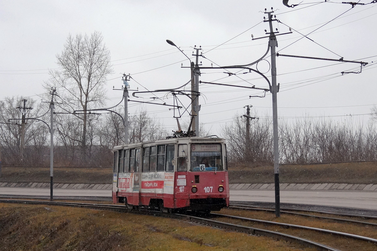 Прокопьевск, 71-605 (КТМ-5М3) № 107