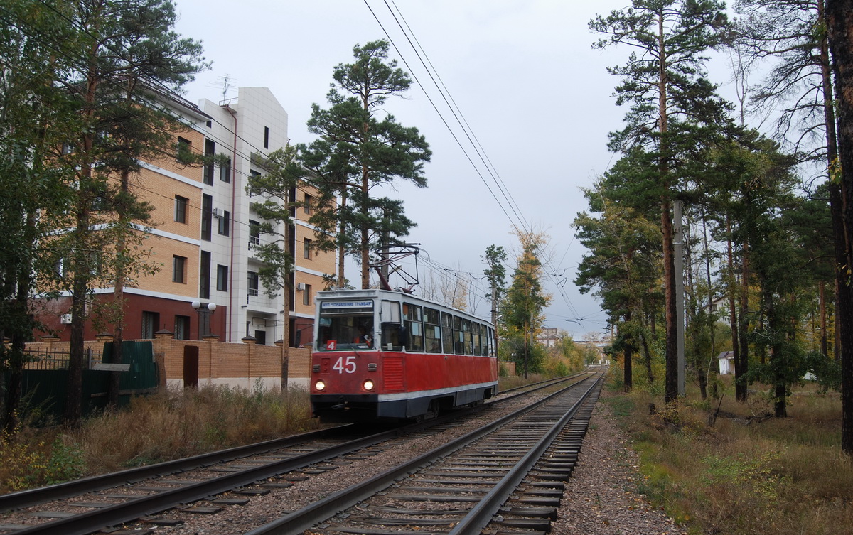 Улан-Удэ, 71-605 (КТМ-5М3) № 45 Улан-Удэ, 71-605 (КТМ-5М3) № 45