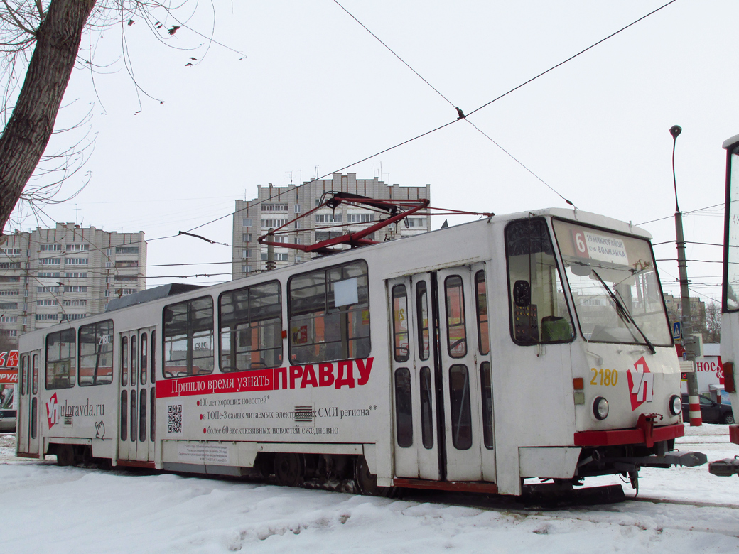 Ulyanovsk, Tatra T6B5SU Nr. 2180