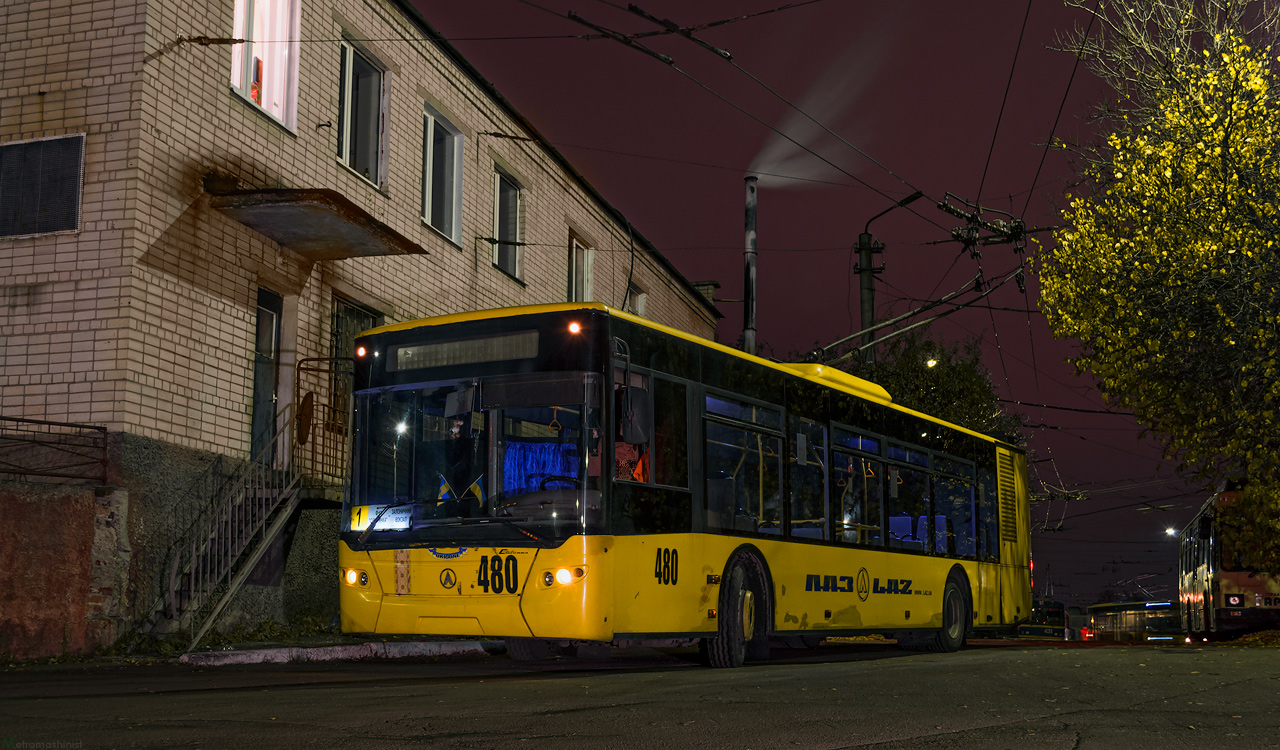 Чернигов, ЛАЗ E183D1 № 480