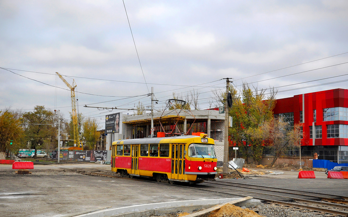 Volgograd, Tatra T3SU № 5828