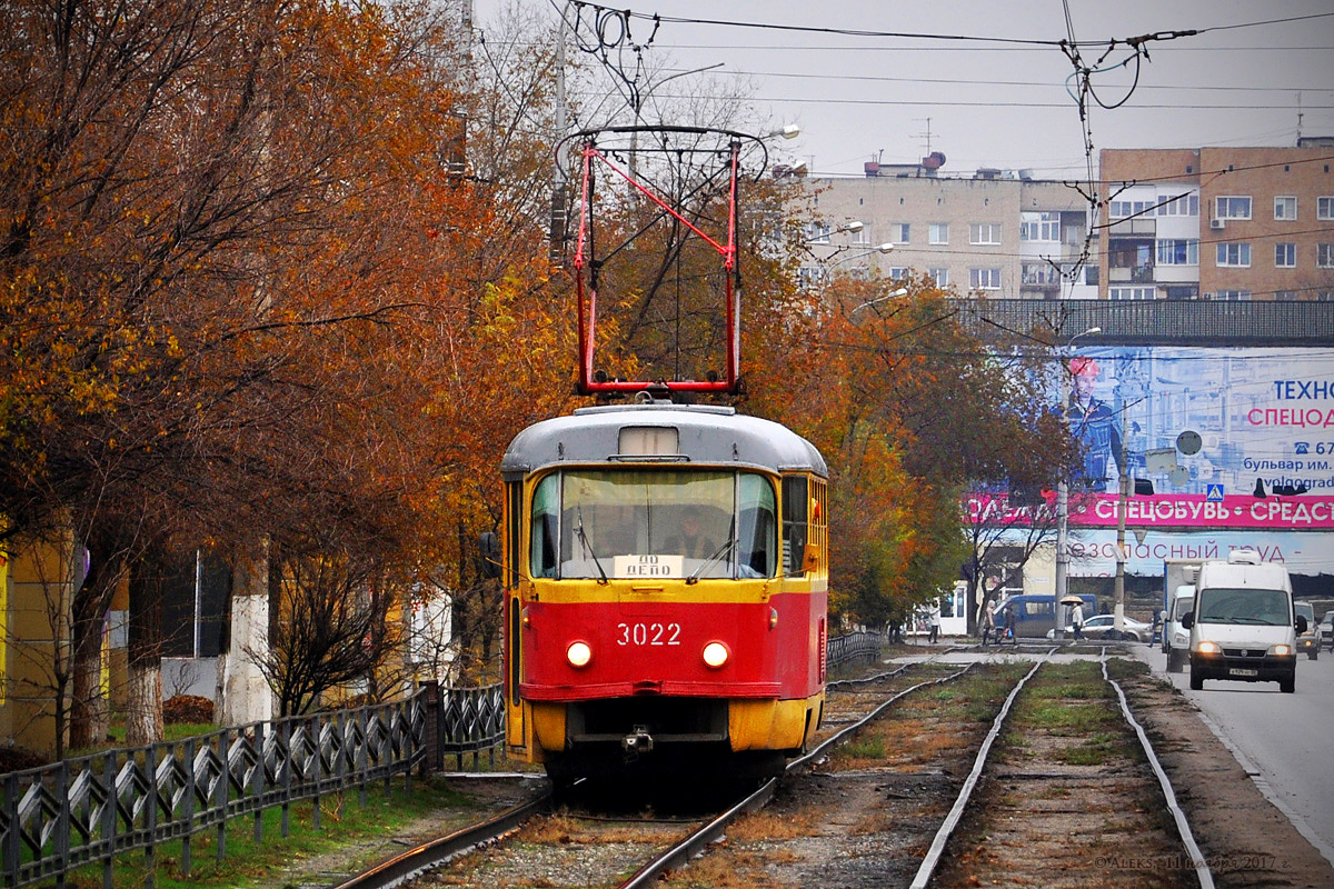 Volgográd, Tatra T3SU (2-door) — 3022